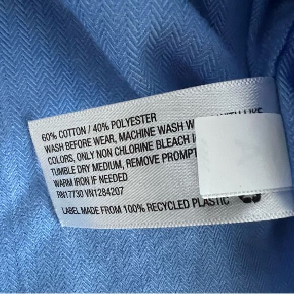 Cat & Jack Cotton Blend Blue Kids Shirt XS 4/5 EUC - Picture 4 of 4